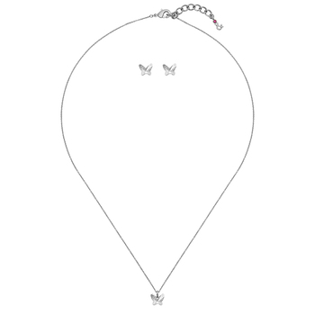 lolaandgrace Micro Butterfly Necklace and Earrings Set